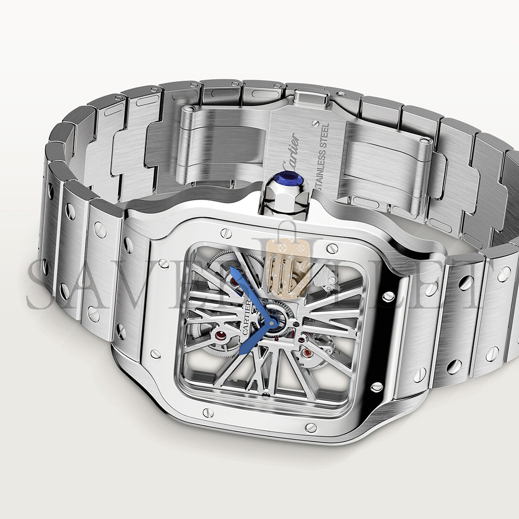 CARTIER SANTOS DE SKELETON 28MM WATCH WHSA0015